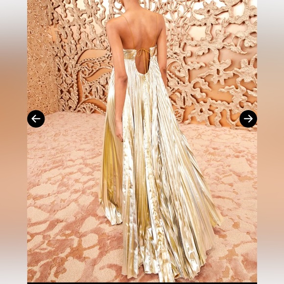 Ulla Johnson Gold Maxi Dress - Picture 3 of 9